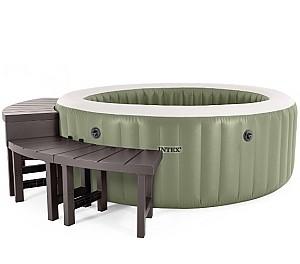 Piscina Intex Bubble Massage 196х71 cm Olive