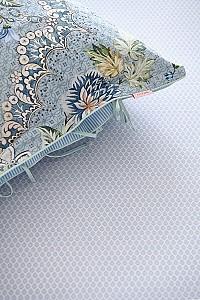 Cearsaf pentru pat PIP Studio Thousand Leaves Fitted Sheet 160x200 Blue