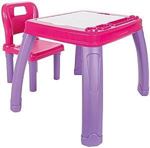 Masă de scris pentru copii Pilsan Violet/Pink (03402)