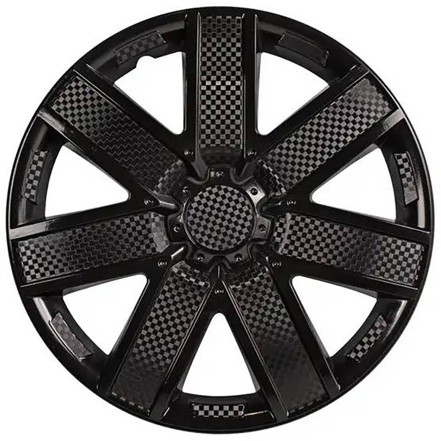 Capac pentru roti AIRLINE 16 Galaxy negru lucios carbon 2buc AWCC-16-22