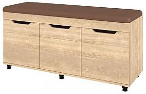 Dulap pentru incaltaminte Pehotin B-6 Stejar Sonoma/Maro
