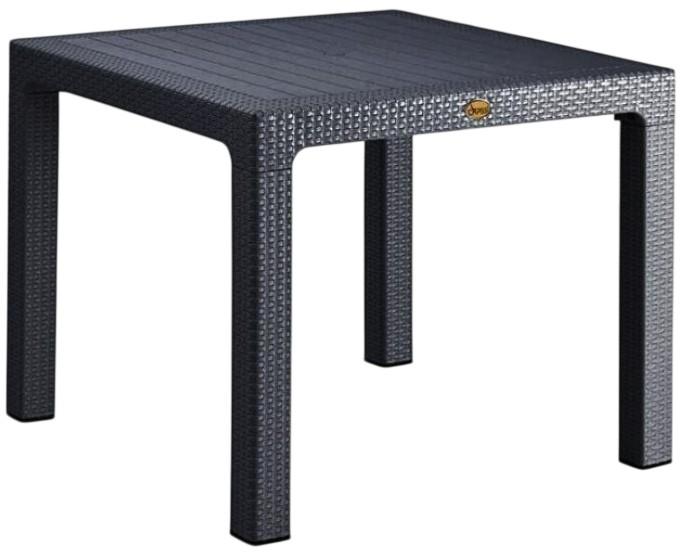 Masa de gradina Capissi Rattan 90x90 Antracit