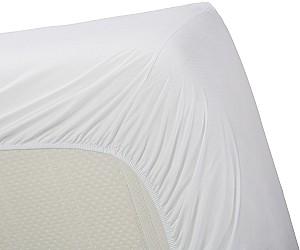 Cearsaf pentru pat Ambiante Cotton Uni 200x200 White