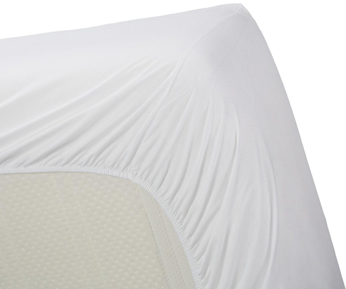 Cearsaf pentru pat Ambiante Cotton Uni 140x200 White