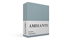 Cearsaf pentru pat Ambiante Cotton Uni 160x200 Blue