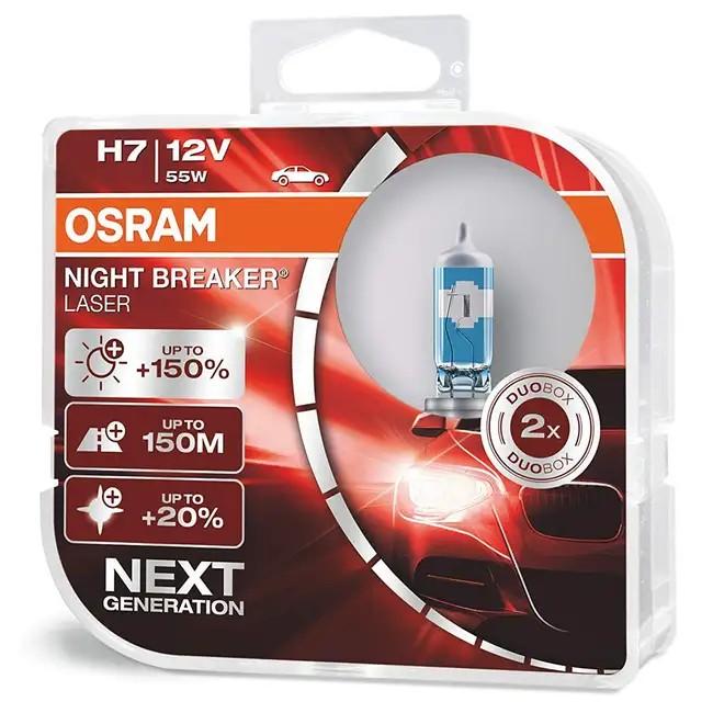 Lampa auto Osram Night Breaker Laser H7 12V 55W 64210NL-HCB