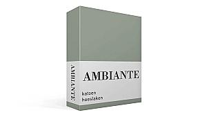 Cearsaf pentru pat Ambiante Cotton Uni 90x200 Green