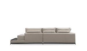 Canapea Trendy cu 4 locuri Linie Cu Masuta - Bej 102 x 84 x 320 cm