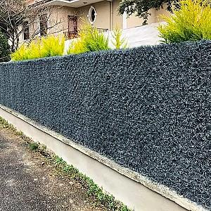 Plasa decorativa gard Profmet 391070 (1.0x10m) Anthracite