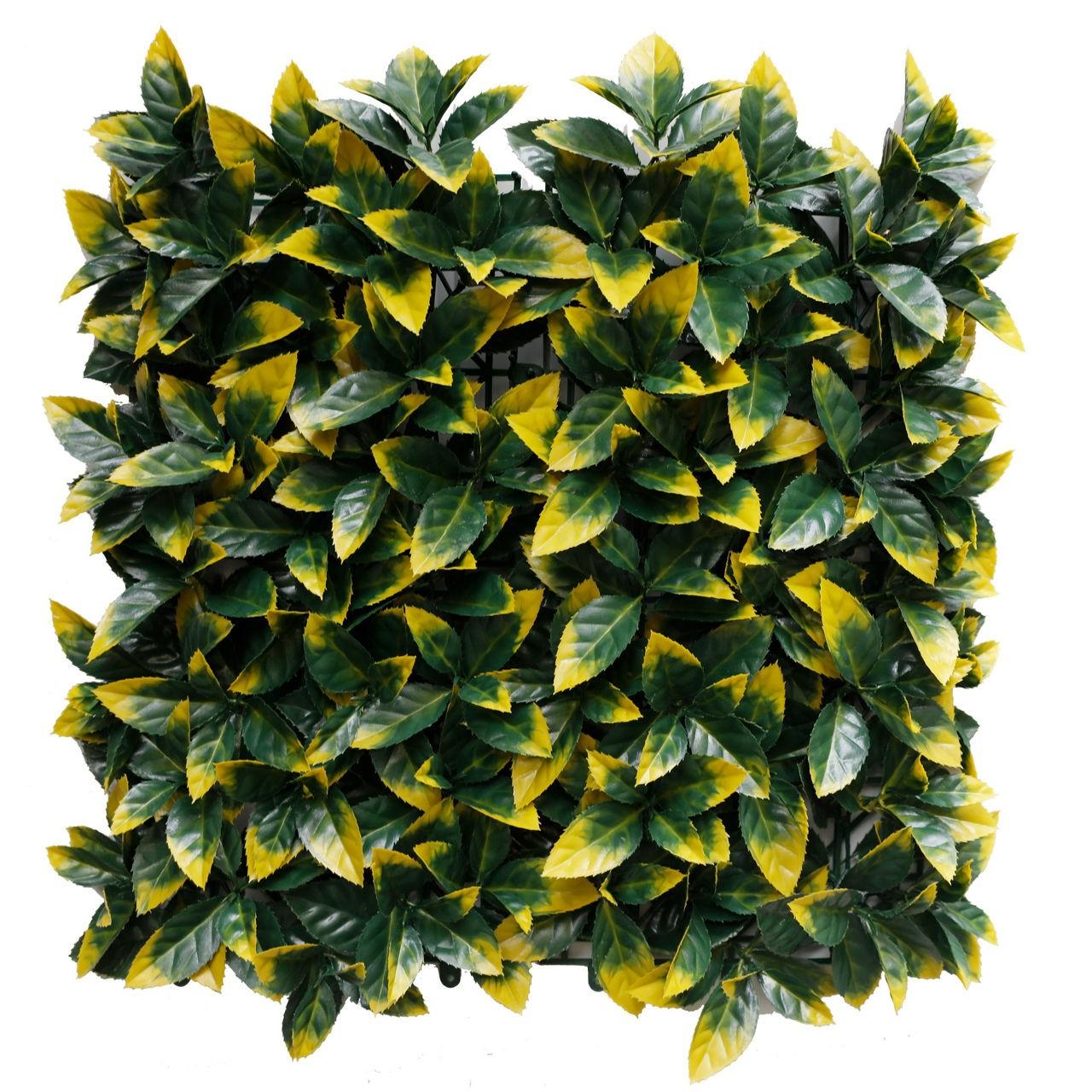 Plasa decorativa gard Greentech Greenery Yellow 50x50 cm