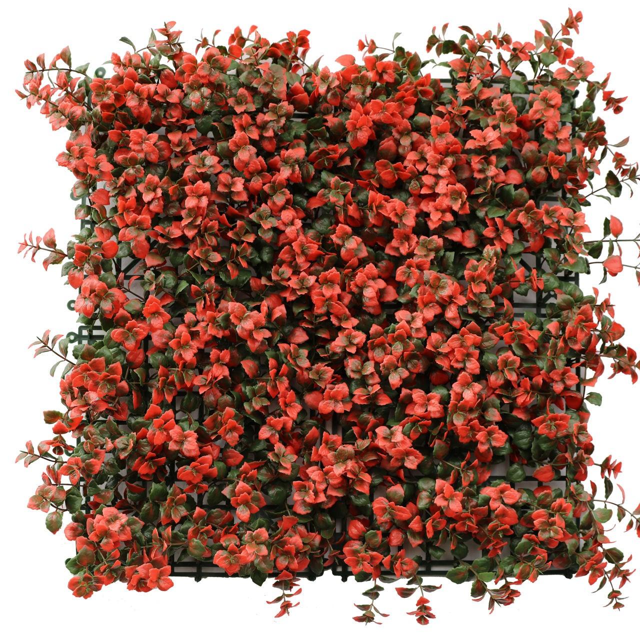 Plasa decorativa gard Greentech Greenery Red 50x50 cm