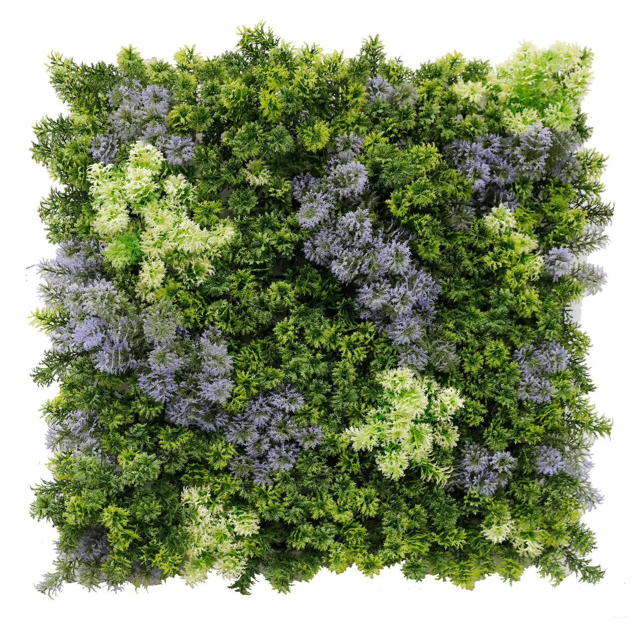 Plasa decorativa gard Greentech Greenery Moss Purple 50x50 cm