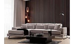 Canapea coltar Trendy Frido Stanga (Chl+3R) - Gri deschis