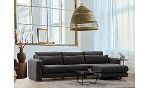 Canapea coltar Trendy Lily Corner Dreapta Gri