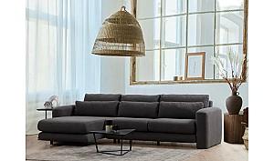 Canapea coltar Trendy Lily Corner Stanga Gri