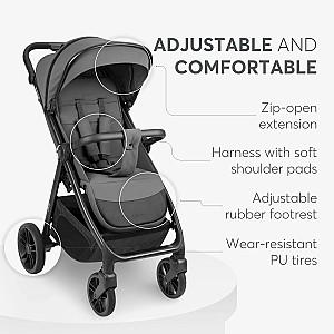 Carucior de plimbare Kikka Boo Jody Dark Grey