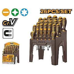 Set de surubelnite INGCO HKSD2628