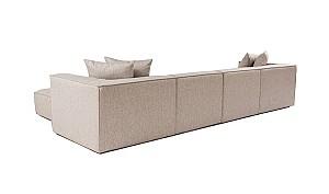 Canapea coltar Trendy Sora (L1-O1-O1-1R-POUFFE ) Bej Nisip