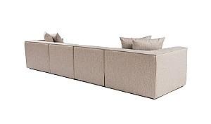 Canapea coltar Trendy Sora (L1-O1-O1-1R-POUFFE ) Bej Nisip