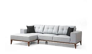 Canapea coltar Trendy Montana (Chl+3R) Gri Deschis