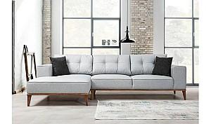 Canapea coltar Trendy Montana (Chl+3R) Gri Deschis
