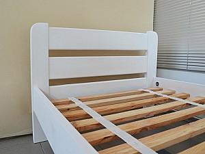 Pat copii JFT Prestige 90x200 Alb
