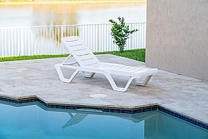Sezlong Capissi Sunbed Alb