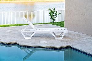 Sezlong Capissi Sunbed Alb