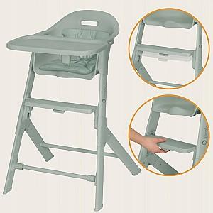 Scaun de masa simplu Lionelo Beny Green Sage