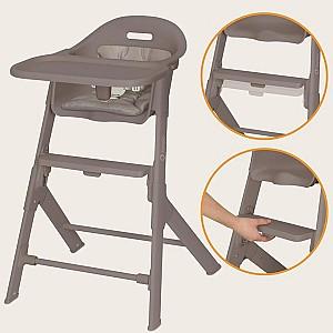 Scaun de masa simplu Lionelo Beny Beige Taupe