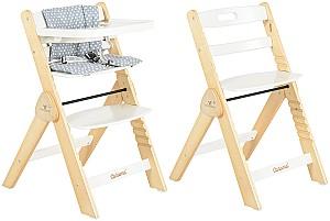 Scaun de masa simplu Moni Caramel White