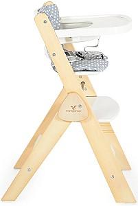 Scaun de masa simplu Moni Caramel White