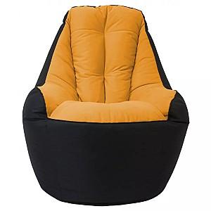 Fotoliu puf Beanbag Big Boss Black/Orange XL