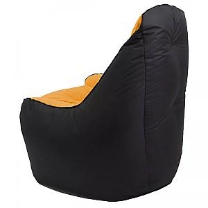Fotoliu puf Beanbag Big Boss Black/Orange XL