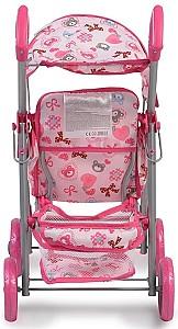 Carucior pentru papusa Moni Flower Garden Pink