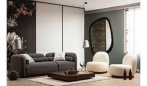 Canapea Trendy Victoria Gray Bouclette