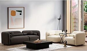 Canapea Trendy Victoria Gray Bouclette