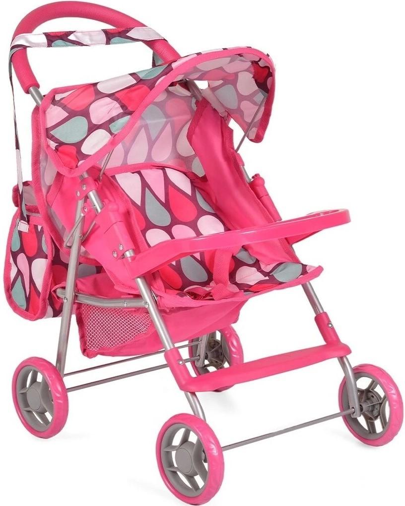 Carucior pentru papusa Moni Mini Pink
