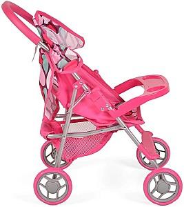 Carucior pentru papusa Moni Mini Pink