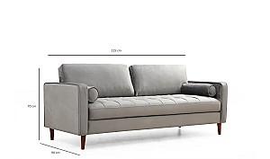 Canapea Trendy Roma Gri deschis