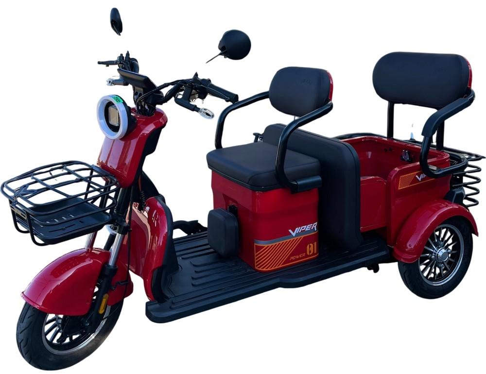 Tricicleta electrica Viper E-PSG 6 Red 1500W