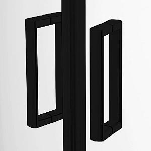 Cabina de dus New Trendy Suvia Black 90x90x206 ZS-0018 (cu cadita)