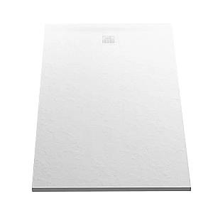 Cadita de dus New Trendy Mori White Rectangular 140x80x3 mm B-0431