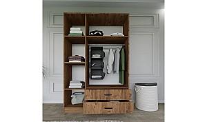 Dulap Trendy Yaman 1600-027 Walnut
