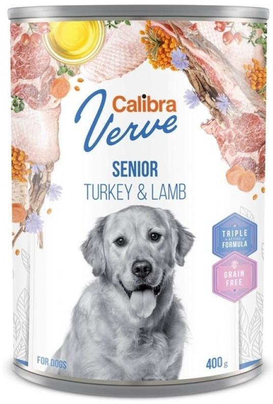 Hrana umeda pentru caini Calibra Verve Senior Turkey&Lamb 400g