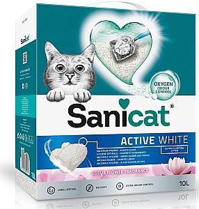 Asternut pentru litiere Sanicat Active White Lotus 10L