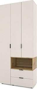Dulap Nex Home A002R Cashmere (Bej)/Stejar Artisan (Maro)