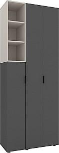 Dulap Nex Home A003L Antracit (Gri)/Cashmere (Bej)
