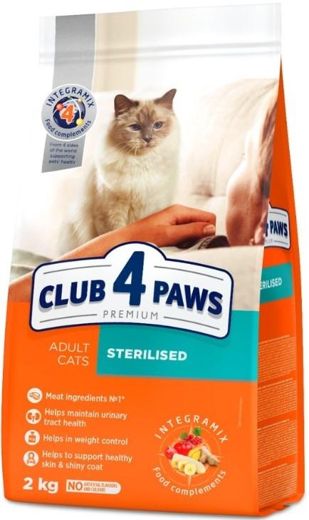 Hrana uscata pentru pisici Club4Paws Adult Cats Sterilised 2kg