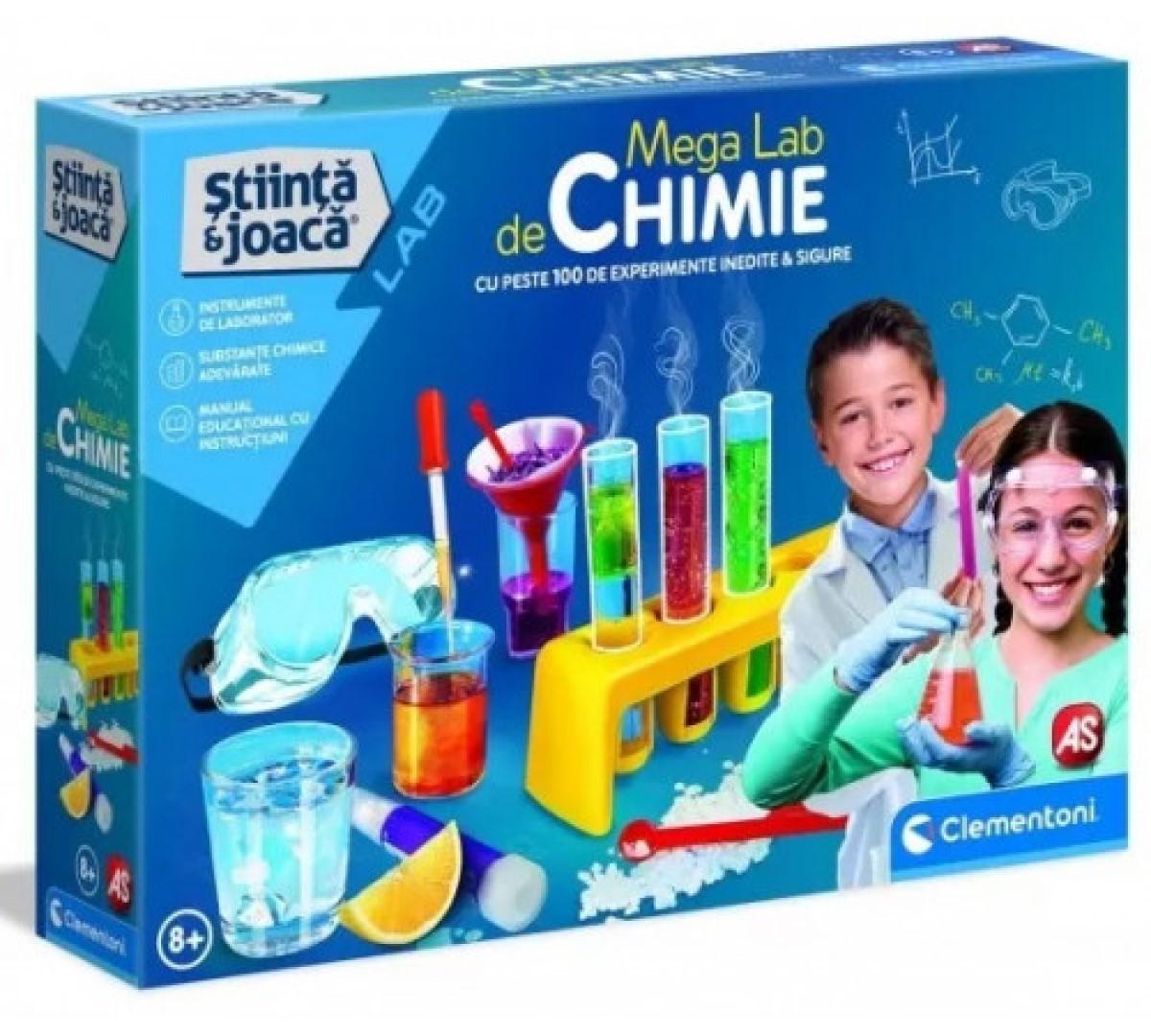 Set de cercetare pentru copii As Kids Mega Lab De Chimie 1026-50349